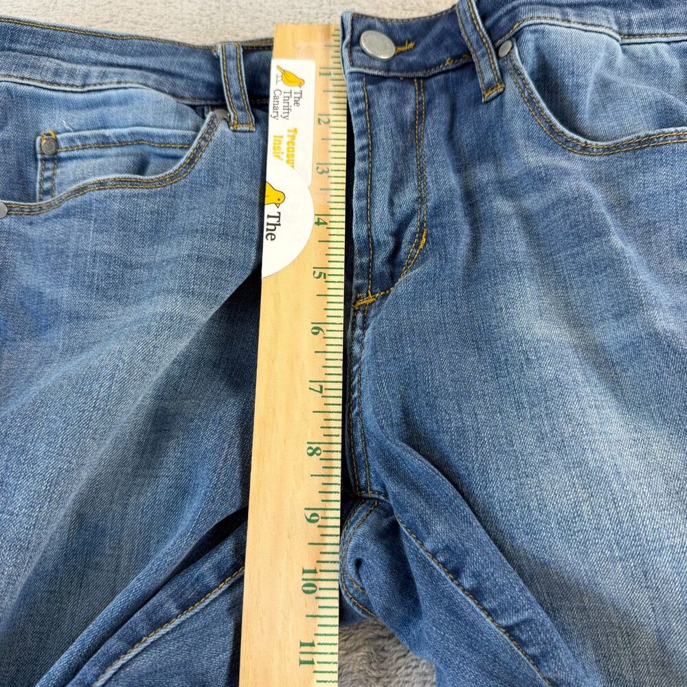Articles of Society Skinny Jeans Women Distressed Raw Hem Blue Size 28 - Picture 9 of 11